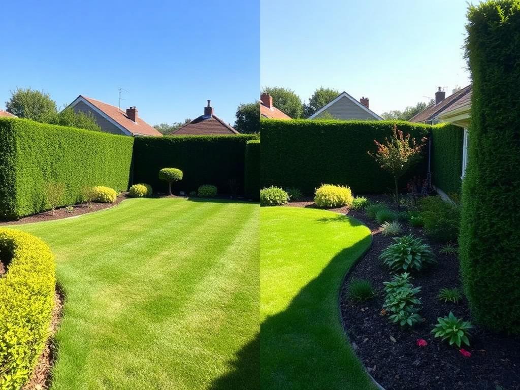 Aangelegde tuin — na renovatie